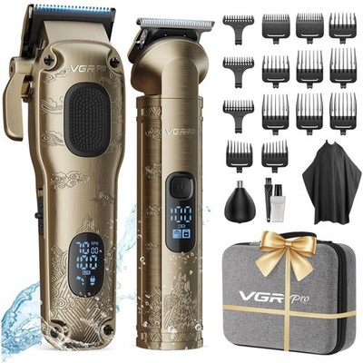 Professional Cordless Hair Clippers Set