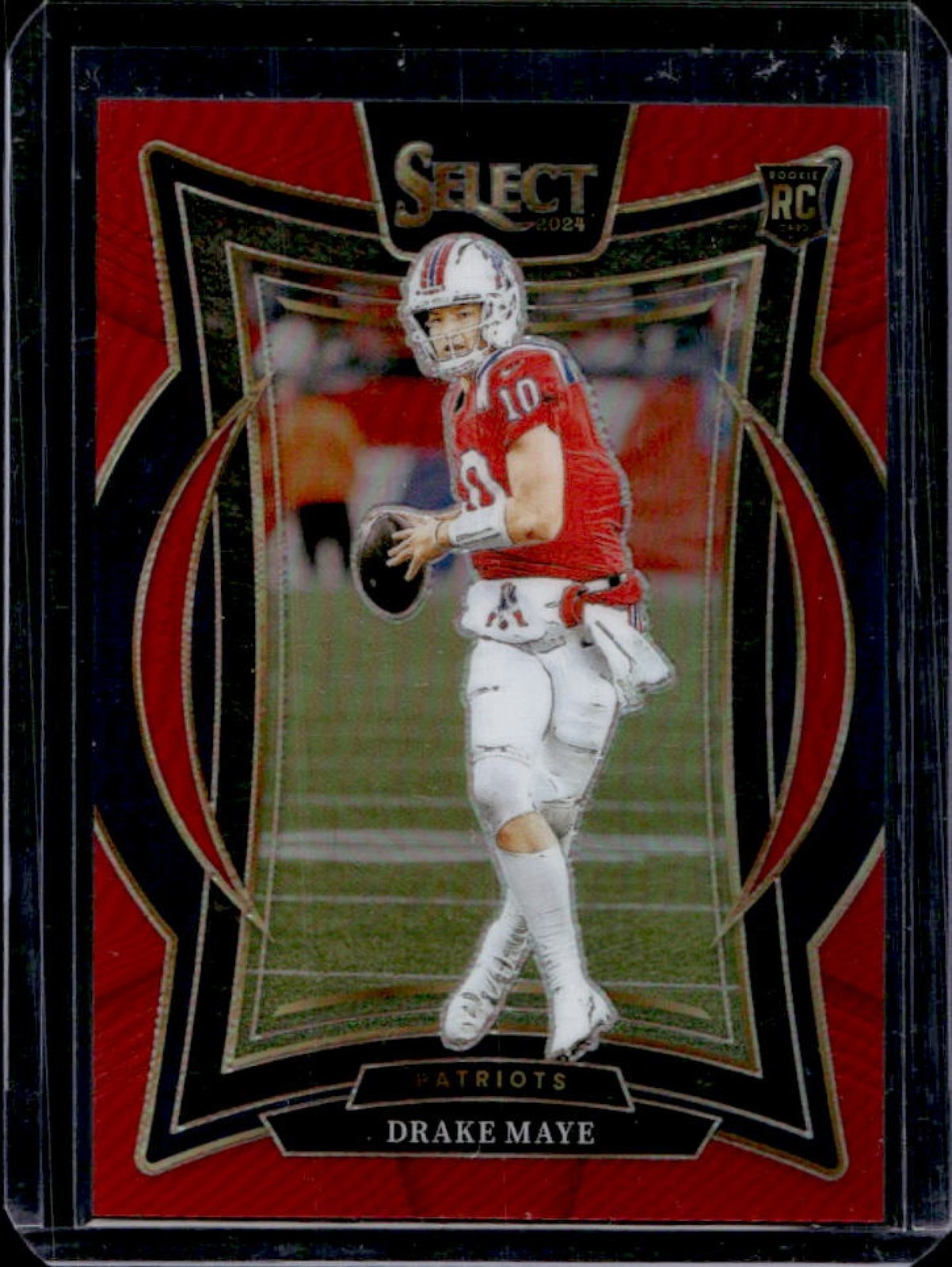 2024 Select Drake Maye Concourse RC Red Prizm Rookie #90/99 Patriots