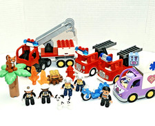 Lego Duplo Emergency Response Lot 42pc Fire Trucks Ambulance Police Lights Sound Lego Duplo Emergency Response Lot 42pc Fire Trucks Ambulance Police Lights Sound