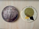 1987 John Wayne “The Duke” ONE POUND .999 Silver Medallion – Brad Gates – Rare