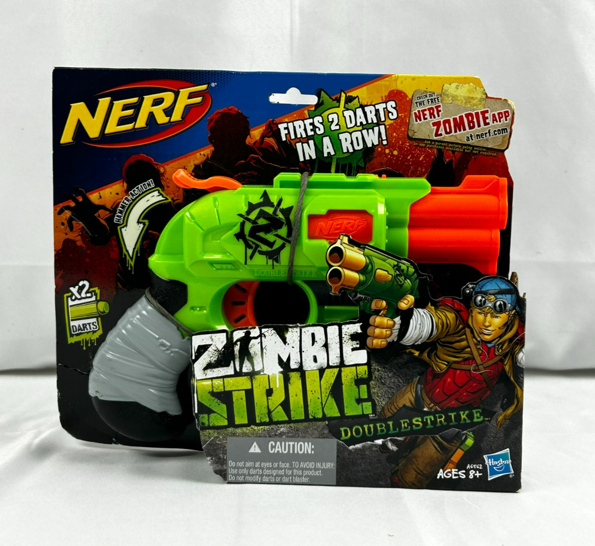 Nerf Zombie (A6562) Strike Doublestrike Blaster for sale