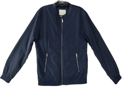 Lindbergh White Bomber Jacket Men S Blue Windbreaker Water Repellent Pockets