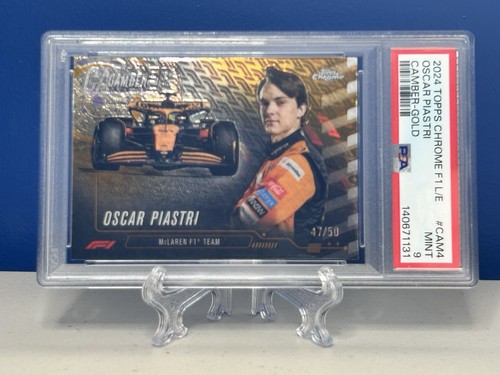 Oscar Piastri [Logofractor] #CAM-4 2024 Topps Chrome Formula 1 Camber card