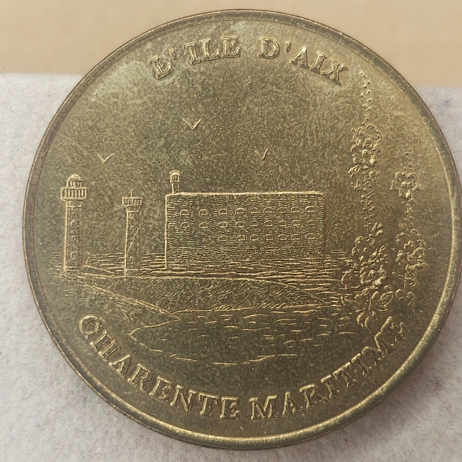 Charente Maritime - L'île d'Aix - Fort Boyard - 2002 - Jeton Monnaie de Paris