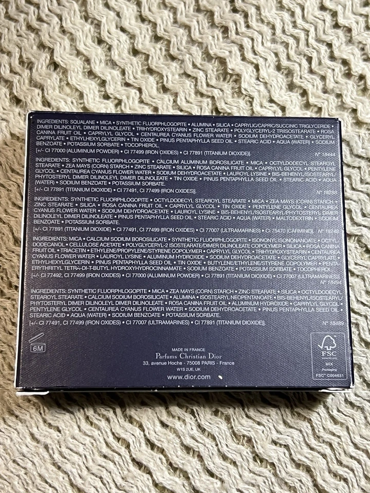 Dior Diorshow 5 Couleurs Eye Shadow Palette 0.24oz/7g New With Box - Image 2 of 4