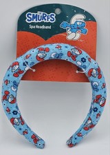 The Smurfs By Peyo Licensed Smurfette Papa Blue Flowers HeadBand One Size NEW