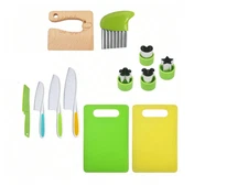 12 Pieces Montessori Kitchen Toys for Toddlers-Kids Cooking Sets Real-Toddler...