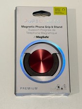 PopSockets Magnetic MagSafe Phone Grip  Stand for iPhone - Radial Oxblood