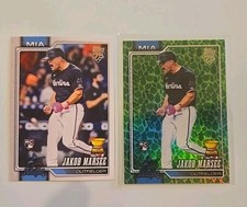 2026 Topps Series 1 Jakob Marsee Green Holiday Easter Foil and Base #37 