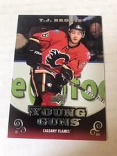 2010-11 Upper Deck Young Guns TJ Brodie #210 Rookie RC FLAMES