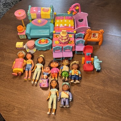 Dora the Explorer  29 Pieces of Furniture & Figures Used