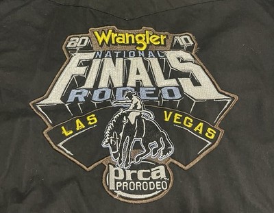Wrangler Shirt PRCA National Finals Rodeo NFR 2010 Embroidered Front & Back  XXL