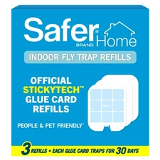 New Safer Home Sh503 Indoor Plug-in Fly Trap Refill Pack of Glue