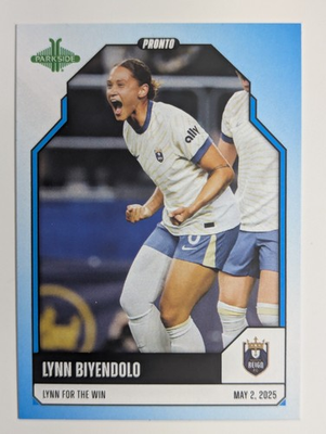 #ad 2025 Parkside NWSL Pronto #48 Lynn Biyendolo Blue #D 1 2 $99.99