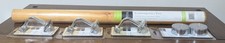 Richard Burbidge  Contemporary Pine Newel/Handrail, X3 Brackets & EndCaps Silver