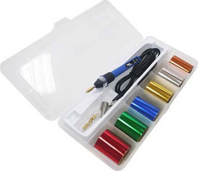 Hot Foil Embossing Stamping Pen with 6 Rolls Hot Foil Papers, USB Powered (wi...