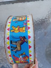 Vintage GDR Tin drum toy circus  Kindertrommel East Germany Rare