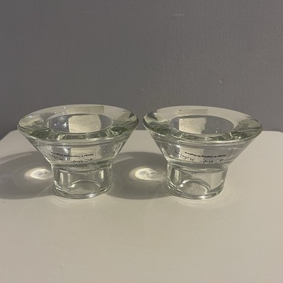 Vintage Ikea Wendekerzen Teelichthalter x2 1990 K&M Hagberg Designer 5 cm