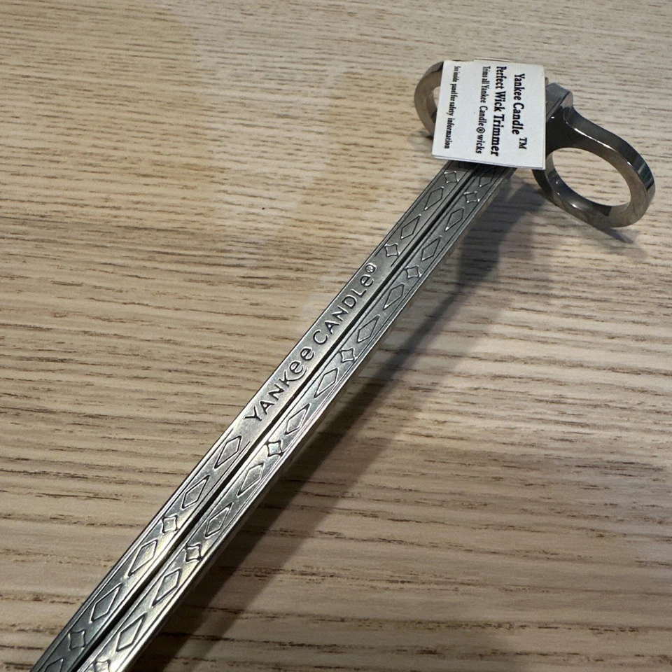 NWT Yankee Candle Perfect Wick Trimmer 8" Stainless  - Image 2 of 4