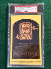 1964 HOF Postcard James Decon WHITE PSA 10 Plaque Very RARE