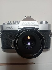 Konica FTA 35mm SLR Camera Hexanon AR 52mm f/1.8 Lens Vintage JP