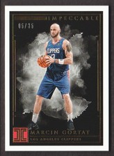 2018-19 Panini Impeccable Basketball Gold #37 Marcin Gortat 05/35