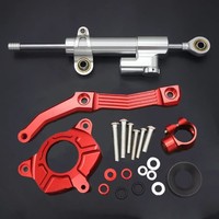Z1000 Motorrad ZubehöR LenkerdäMpfer Stabilizer Halterung Montage Rot Set 1