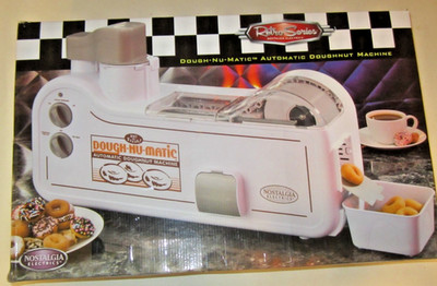 Nostalgia Electrics 2008 ''Dough-Nu-Matic'' Automatic Mini Doughnut Maker Machine