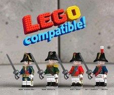 4x New Figure French Napoleonic War Duke Of Wellington Mini figures France Murat