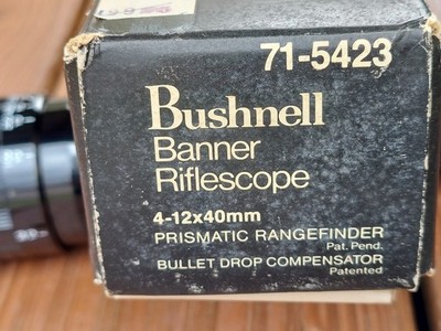 Bushnell Banner 4-12x40 AO Prismatic Rangefinder BDC 200-600yd