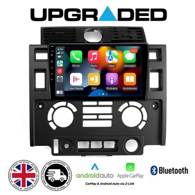 AUFGERÜSTET Landrover Defender 2010-16 9 Zoll Android Headunit Autoradio CarPlay
