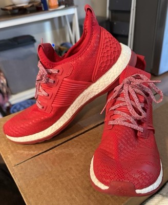 Size 10 - Adidas PureBoost ZG Red Mens