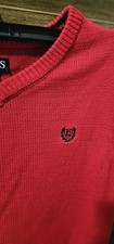 Chaps Sweater Vest Red Medium 10/12 Boys