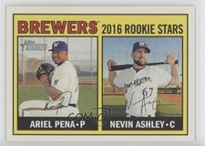 2016 Topps Heritage Rookie Stars Ariel Pena Nevin Ashley #170 2u3