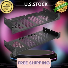 2 PCS 6 Rack Shelves for 19 inches Network Rack Cabinets