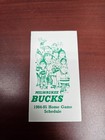 ES25 Milwaukee Bucks 1984/85 NBA Basketball Home Pocket Schedule - Team — photo 1