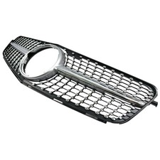 Für Mercedes W204 S204 Limo 08-14 SPORT LOOK Grill Kühlergrill Frontgrill Silber