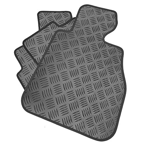 Set di tappetini in gomma compatibile per Citroen C3 Pluriel (anni (N8p)