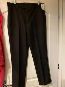 BRAND NEW WITH TAG MENS PERRY ELLIS GREY STRIPED PANTS 34X32 GREAT DEAL!!