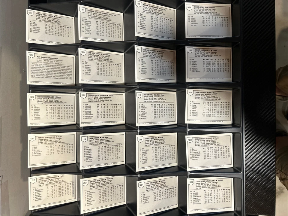 1989 ProCards Baseball Cards Complete Your Set (#'s 1001-2000) NM or Better - Image 4 of 4