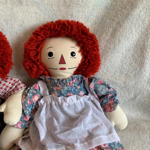 Muñecas raras Raggedy Ann & Andy firmadas Worth & Kim Gruelle 1992 Applause Limited - Imagen 3 de 12