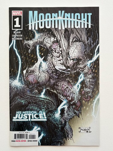 Moon Knight #1 (2021) Steve McNiven cover 1st appearance of Dr. Badr NM - Picture 1 of 3