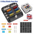 12V 32V 6-Way Blade Fuse Box Block Holder Automotive Car Marine Bus Bar Car Kit