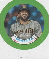 FERNANDO TATIS JR. TOPPS HERITAGE 1973 73 CANDY LID PADRES #20 2022 22