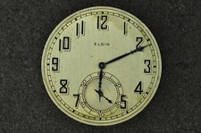 VINTAGE 12 SIZE GRADE 303 ELGIN O.F. POCKET WATCH MOVEMENT - NOT RUNNING