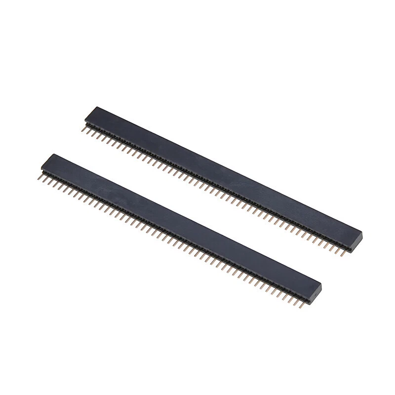 Male Female Header Pins Socket Single Row Connector Strip 2~40 Pin 1.27 mm Pitch - Image 4 of 4