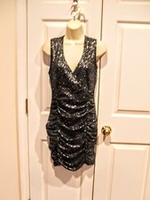 NEW IN  PKG  RUCHED  Bodycon  PARTY DRESS SIZE medium 6-8
