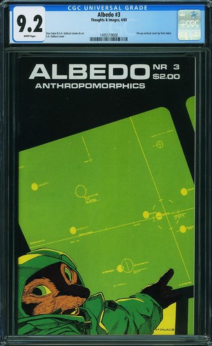 Albedo #3 CGC 9.2 Stan Sakai - 2nd App Usagi Yojimbo 1985 Comic P7 148 cm