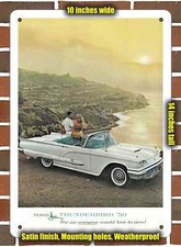 Metal Sign - 1959 Ford Thunderbird Convertible- 10x14 Inches