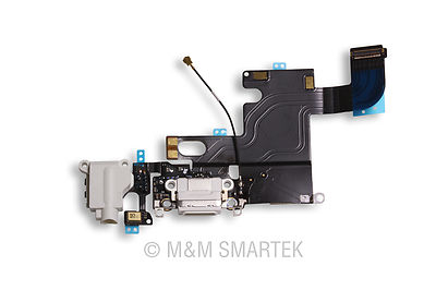 Flex für ori. iPhone 6 Ladebuchse Buchse USB Charging Connector Audio weiß